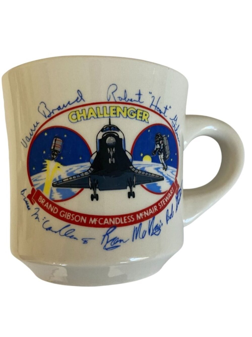Vintage NASA Challenger Space Shuttle Coffee Mug 12 oz